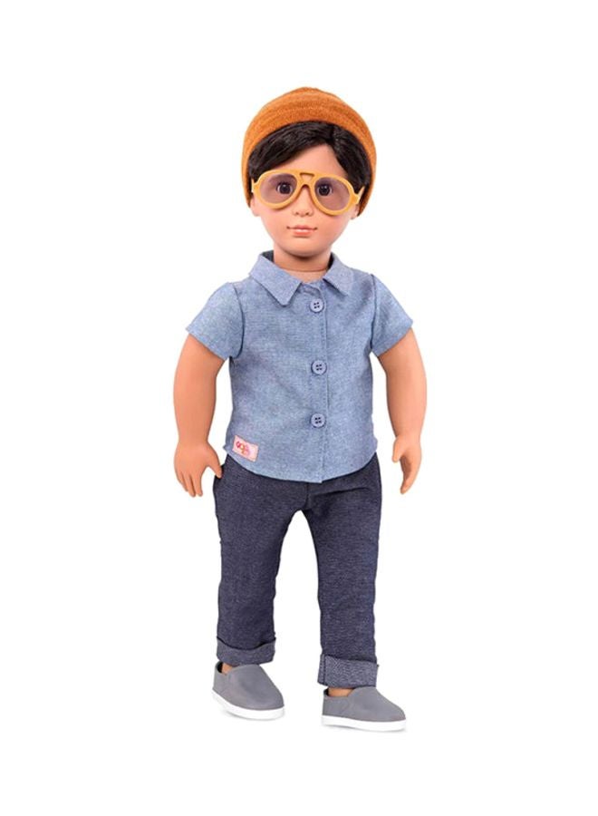 أور جنريشن طقم دمية أزياء فرانكو بملابس عادية من 8 قطع 18بوصة - Image 1