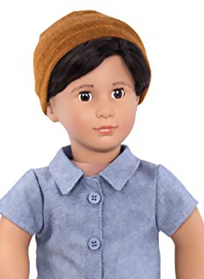 أور جنريشن طقم دمية أزياء فرانكو بملابس عادية من 8 قطع 18بوصة - Image 4