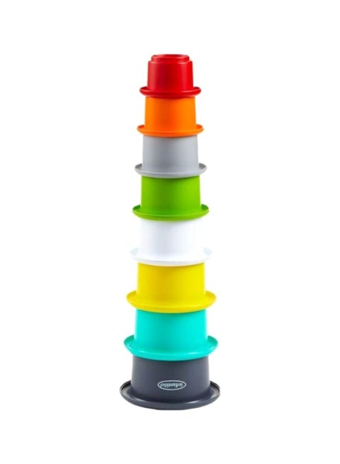 Stack'N Nest Cups |Baby Activity , Learning & Developing Toys|, Multicolor 10x10x9cm