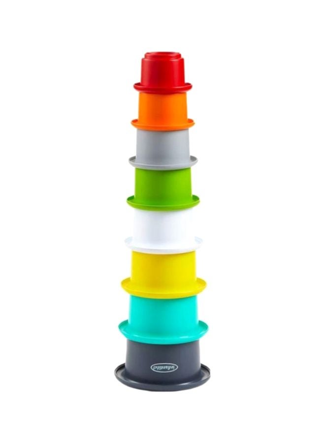 Stack'N Nest Cups |Baby Activity , Learning & Developing Toys|, Multicolor 10x10x9cm