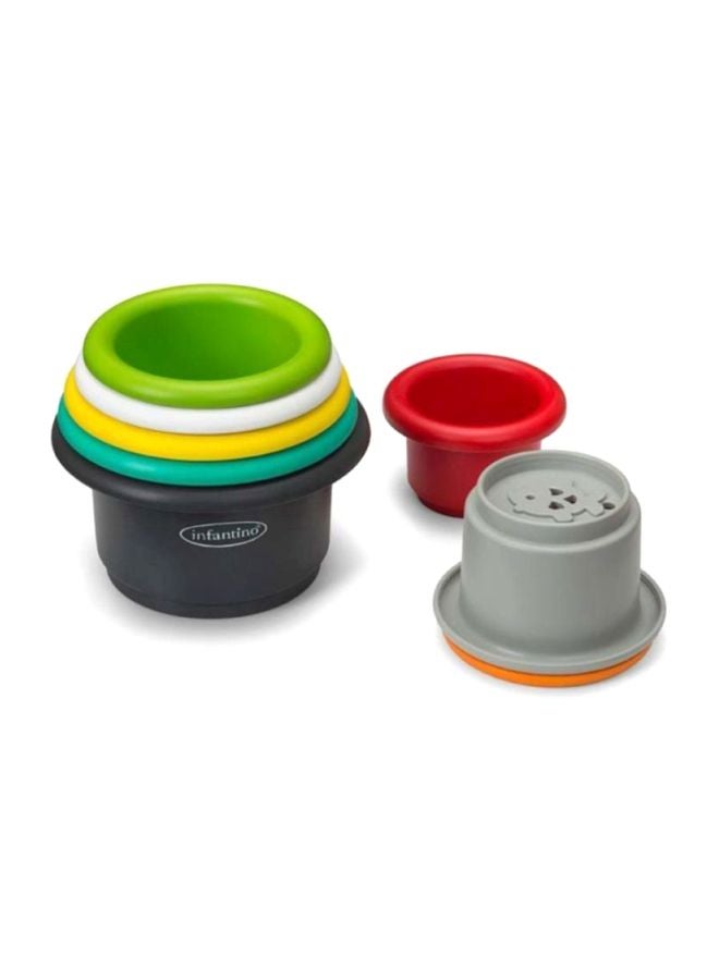 Stack'N Nest Cups |Baby Activity , Learning & Developing Toys|, Multicolor 10x10x9cm