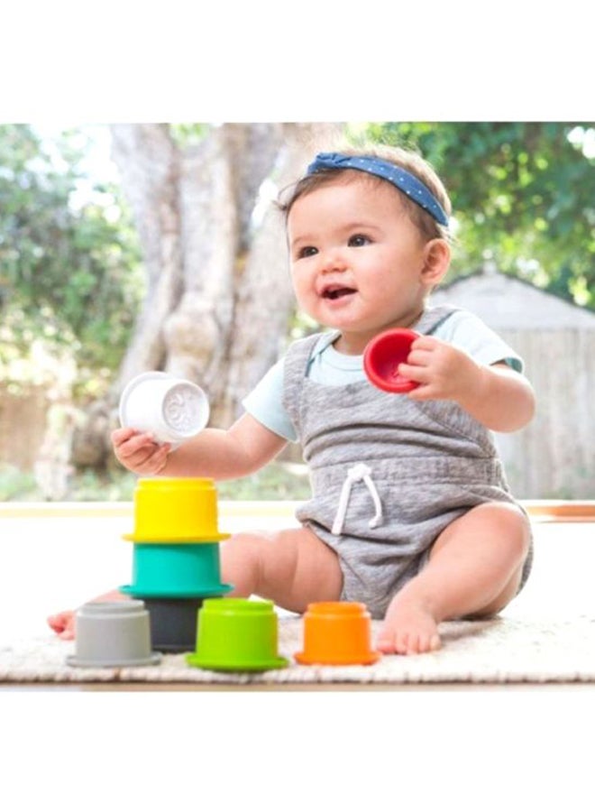Stack'N Nest Cups |Baby Activity , Learning & Developing Toys|, Multicolor 10x10x9cm