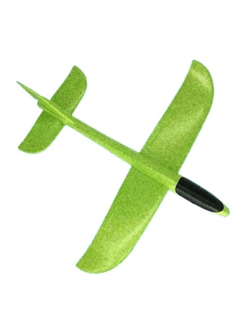 Hand Launch Throwing Glider Airplane Green 48x12x49cm