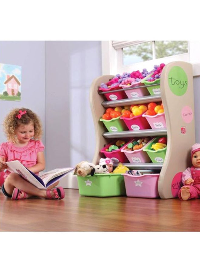 Step2 Fun Time Toy Storage Rack 827400 35x26.5x14inch - Image 3