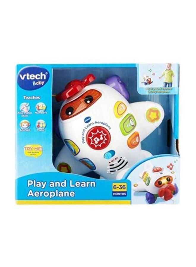 Play And Learn Aeroplane 80138403 20.6x20.2x12cm