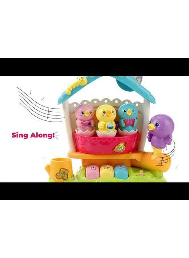 vtech Musical Bird Play House | 50+ Songs and Melodies, Teaches Cause & Effect, Colors, Numbers | Teaches Sounds & Instruments - Multicolor 33x50x11.6cm  - Image 4