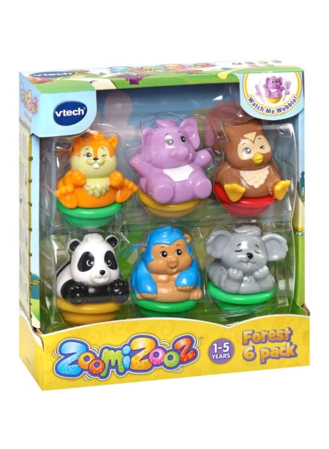 vtech - Pack  Of 6 Zoomizooz Forest Animals 19.1x17.5x6.5cm - Image 1