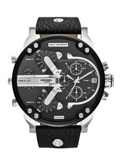 DIESEL Men's Water Resistant Leather Chronograph Watch DZ7313  - Image 1