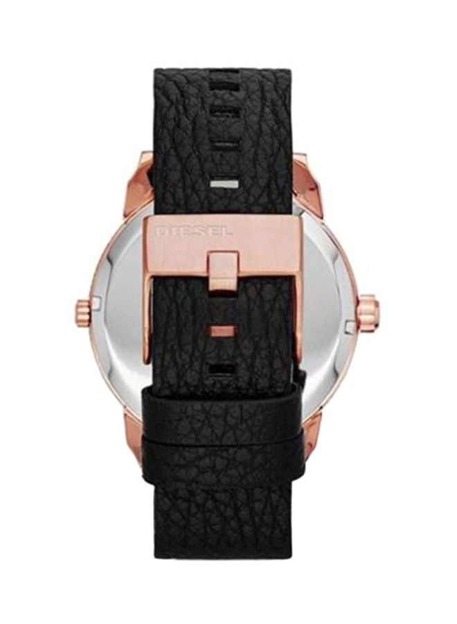 DIESEL Men's Leather Chronograph Wrist Watch DZ7317 - Image 2