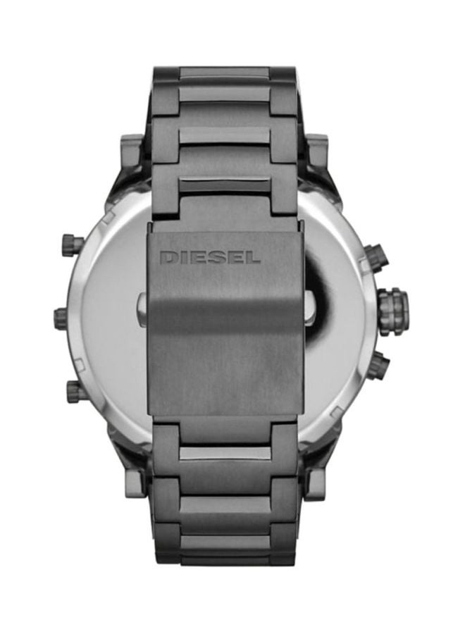 DIESEL men Mr. Daddy 2.0 Round Shape Stainless Steel Chronograph Wrist Watch 57 mm - Grey - DZ7315 - Image 2