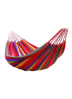 Cool Baby Camping Swing Canvas Stripe Hang Bed Hammock Red/Pink/Yellow 190x80cm  - Image 1