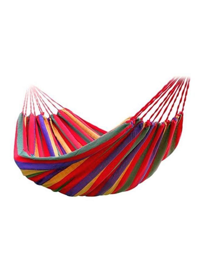 Cool Baby Camping Swing Canvas Stripe Hang Bed Hammock Red/Pink/Yellow 190x80cm  - Image 1
