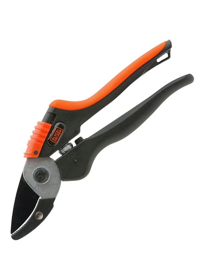 بلاك اند ديكر مقص تشذيب ملتف أسود/ أحمر/ رمادي 7.5بوصة - Image 1