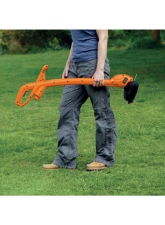 BLACK+DECKER Dual Handed Corded Strimmer Orange/Black 13x21x54cm  - Image 4