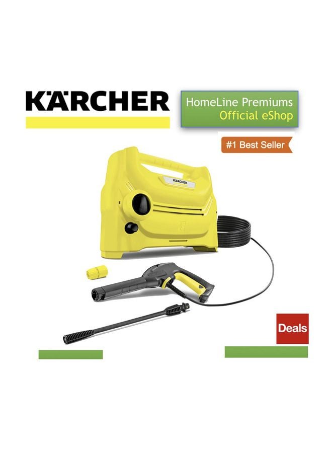 KARCHER 220-240V K1 Horizontal Pressure Washer Yellow/Black  - Image 5