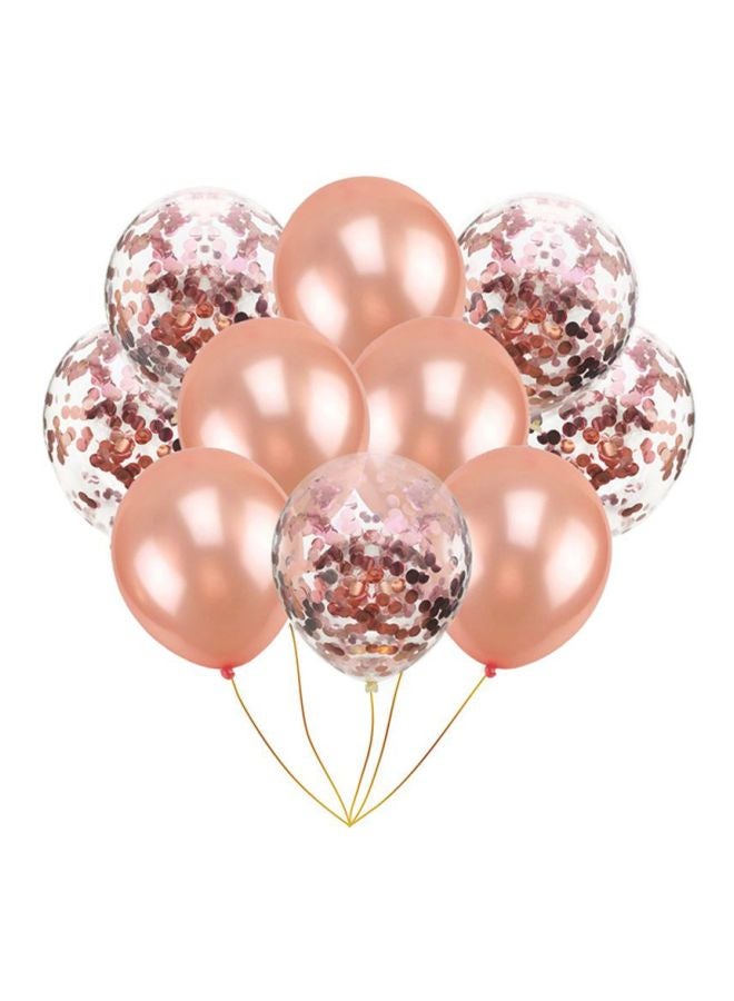 Cool Baby 10-Piece Confetti Latex Party Balloons 12inch  - Image 1