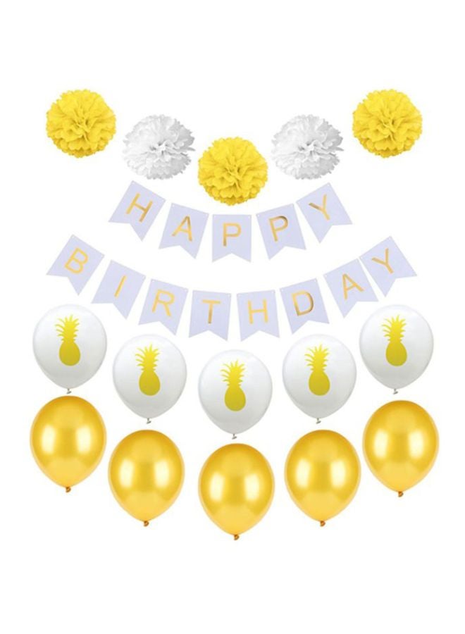 شاربدو بالونات تحمل عبارة "Happy Birthday" قابلة للنفخ 12بوصة