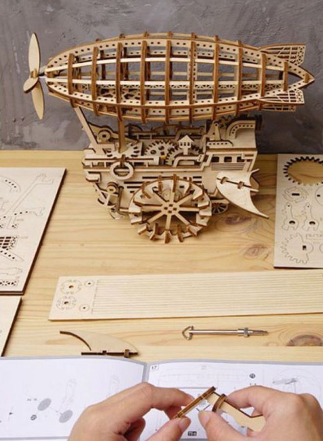Sharpdo 4D DIY Airship Puzzle Toy 30x25x21.5cm  - Image 2