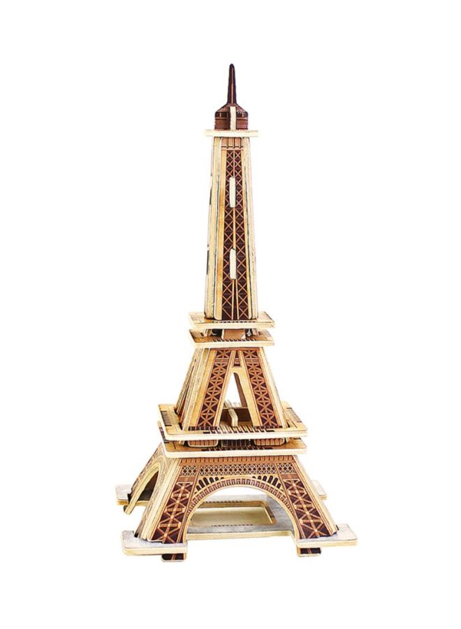 Sharpdo DIY 3D Eiffel Tower Model Wooden Puzzle 11.2x24x11.2cm - Image 1