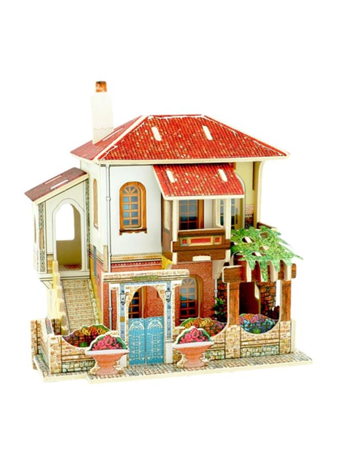 Sharpdo DIY Turkish Style Villa Wooden House Puzzle 15x12x15.5cm - Image 1