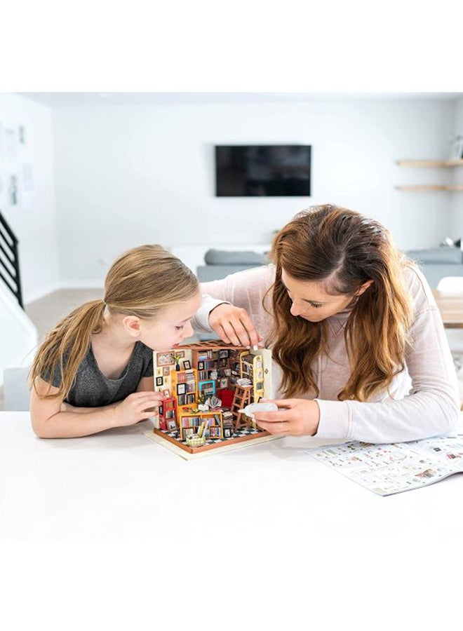 Sharpdo DIY Library House Wooden Jigsaw Puzzle 225x185x190cm - Image 3