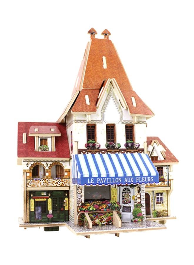 Sharpdo French Style Flower Shop Wooden DIY Puzzle 155x125x200cm - Image 1