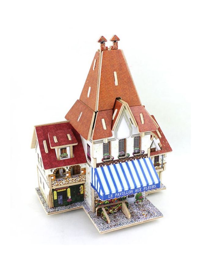 Sharpdo French Style Flower Shop Wooden DIY Puzzle 155x125x200cm - Image 2