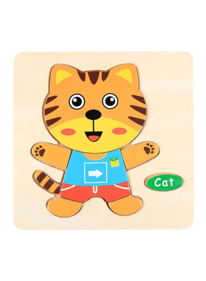Cool Baby Colorful Wooden Puzzle Set 15x15x0.5cm - Image 1