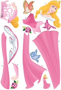 RoomMates Sleeping Beauty Giant Applique Wall Decal  - Image 2