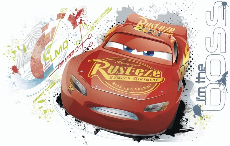 RoomMates Disney Pixar Cars 3 Lightning Mcqueen Peel And Stick Wall Decal  - Image 2