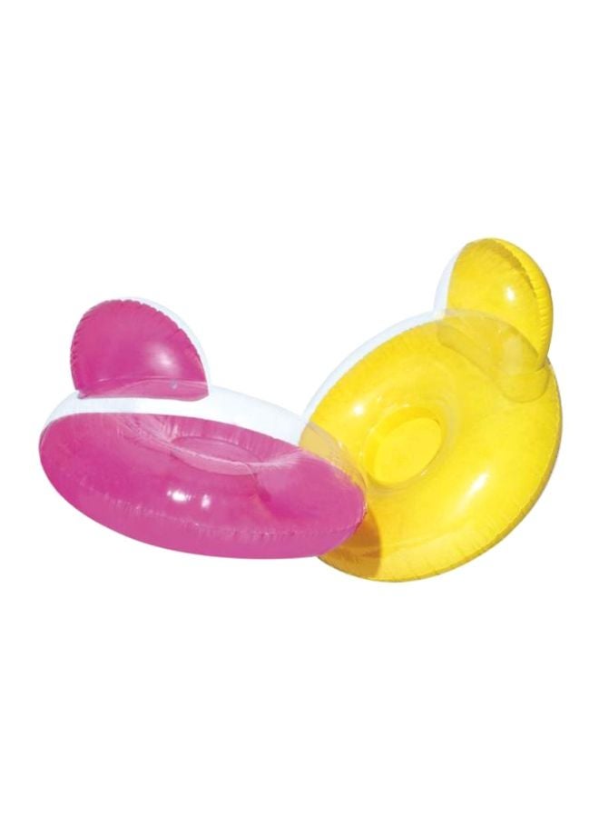 INTEX 2-Piece Pillow Back Inflatable Lounge 137x122cm - Image 1