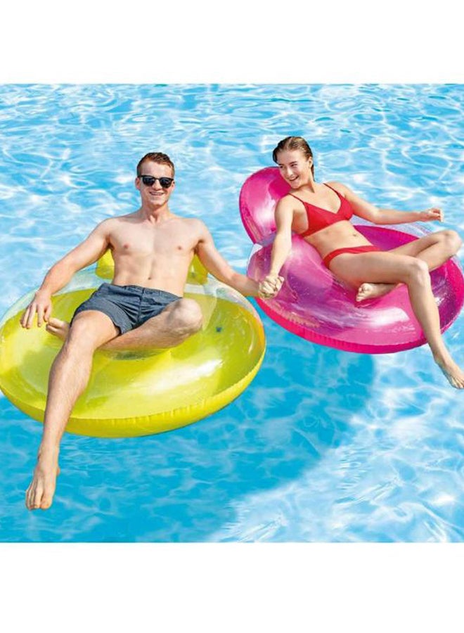 INTEX 2-Piece Pillow Back Inflatable Lounge 137x122cm - Image 4