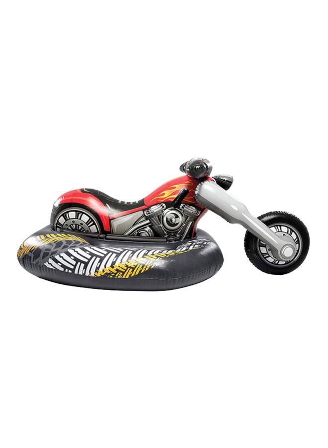 INTEX Cruiser Motorbike Ride-On Pool Floats Toy Black/Red 180x94x71cm  - Image 1