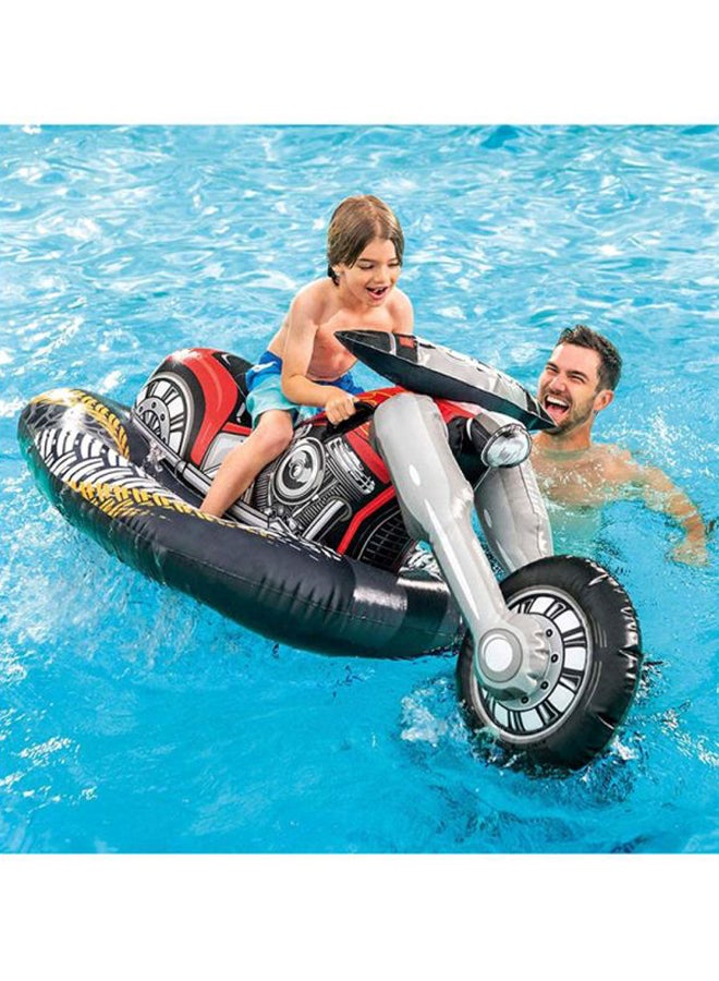 INTEX Cruiser Motorbike Ride-On Pool Floats Toy Black/Red 180x94x71cm  - Image 4