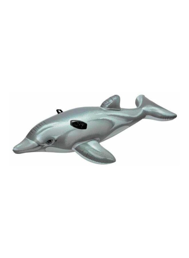 انتكس عوامة سباحة قابلة للنفخ بشكل دولفين طراز 11971 69x26بوصة - Image 1