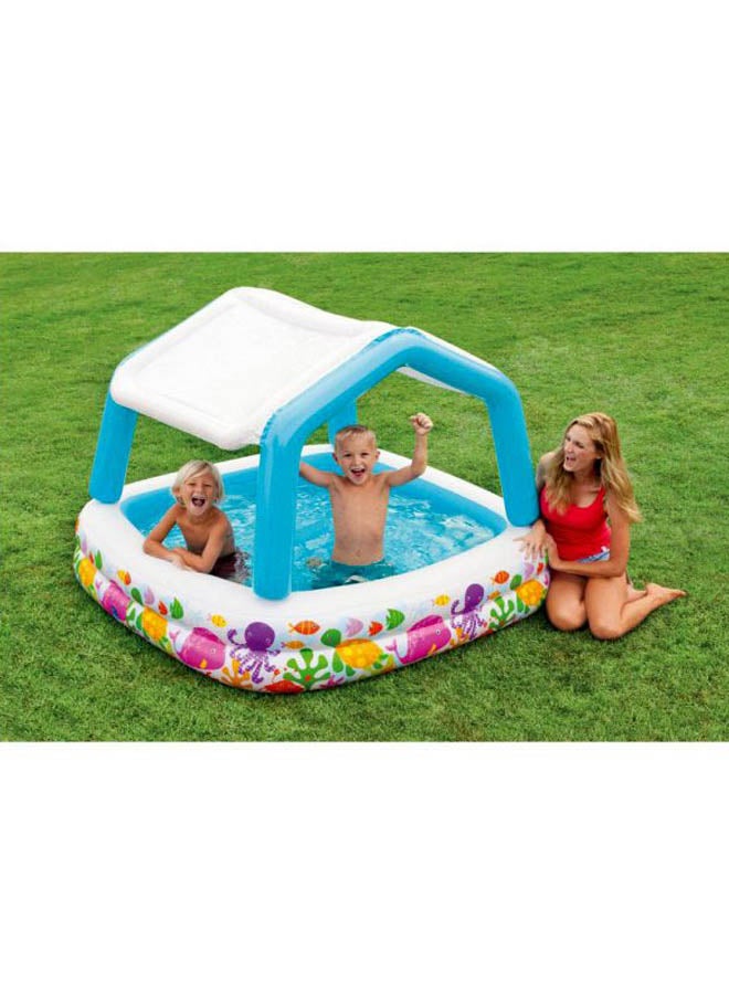 انتكس مسبح مظلّل من أشعة الشمس 62x62x48بوصة - Image 2