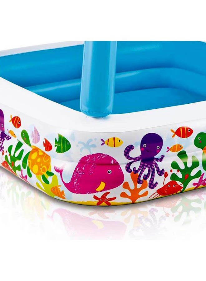 انتكس مسبح مظلّل من أشعة الشمس 62x62x48بوصة - Image 5