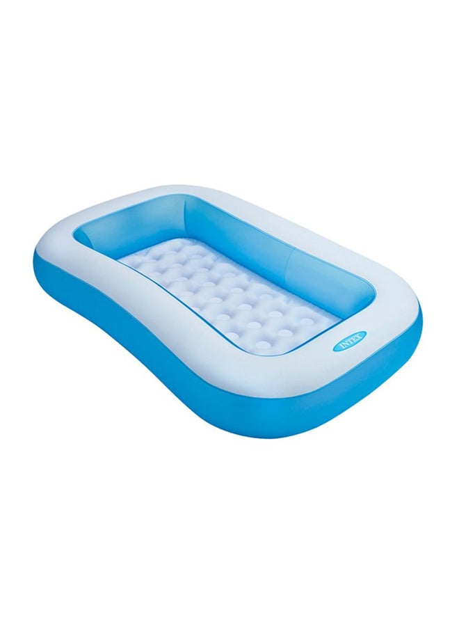 INTEX Inflatable Rectangular Pool 166x28x100centimeter - Image 1