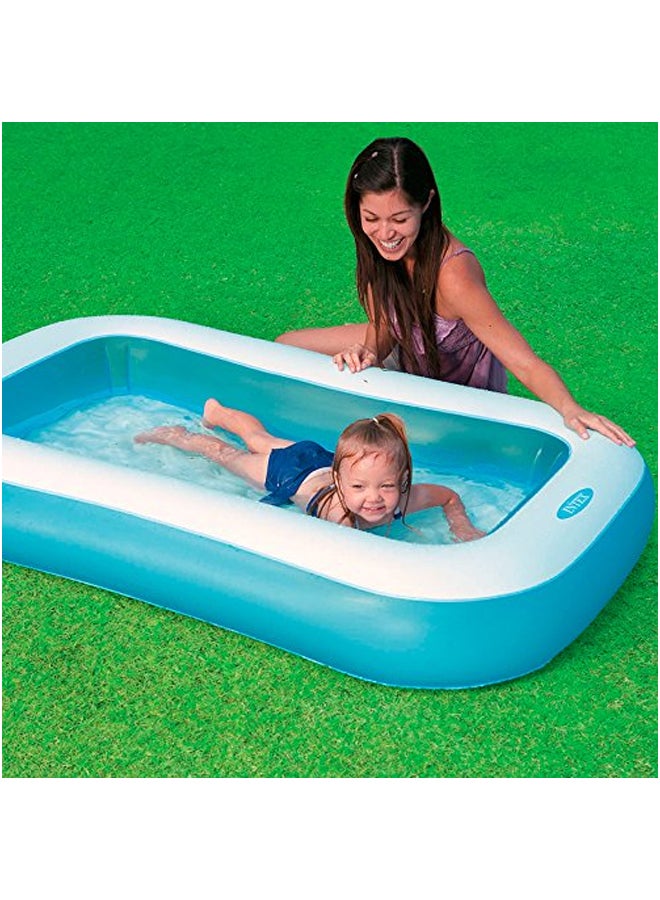 INTEX Inflatable Rectangular Pool 166x28x100centimeter - Image 3