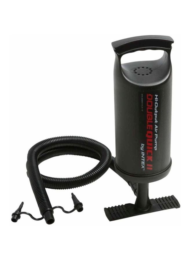 INTEX Double Quick-Ii Hand Pump 5.24x5.24x14.76inch  - Image 1
