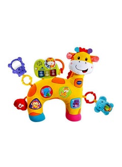 vtech Tummy Time Discovery Pillow With 3 Take Along Toys 3.9x27.2x15.8cm  - Image 1