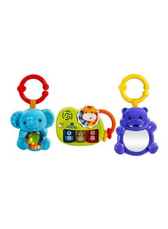 vtech Tummy Time Discovery Pillow With 3 Take Along Toys 3.9x27.2x15.8cm  - Image 3