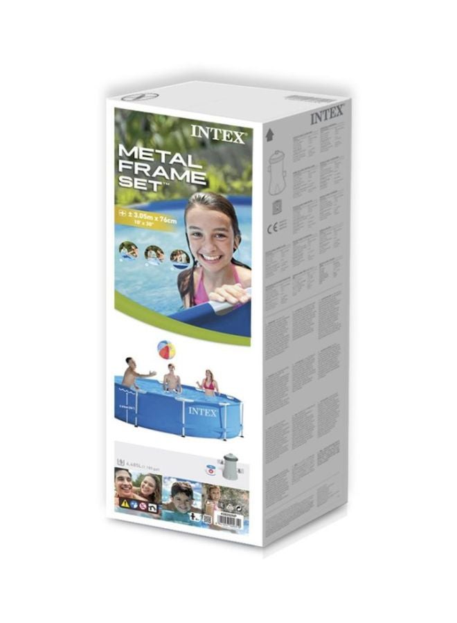 INTEX - Metal Frame Pool Set 10x30inch - Image 1