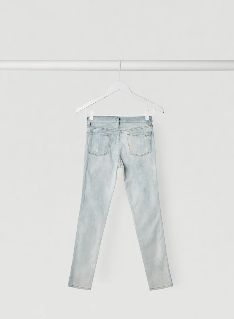 Juicy Couture Kids/Teen Slim Fit Jeans Light Blue