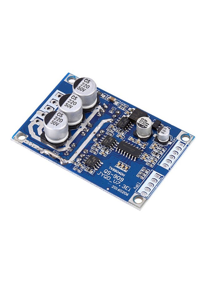 Generic - DC 12V-36V 15A 500W Brushless Motor Controller Hall BLDC Driver Board Blue 12x12x12cm - Image 1