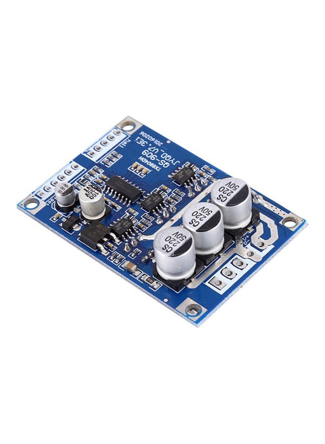 Generic - DC 12V-36V 15A 500W Brushless Motor Controller Hall BLDC Driver Board Blue 12x12x12cm - Image 1