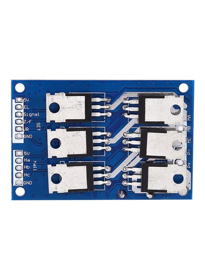 Generic - DC 12V-36V 15A 500W Brushless Motor Controller Hall BLDC Driver Board Blue 12x12x12cm - Image 1