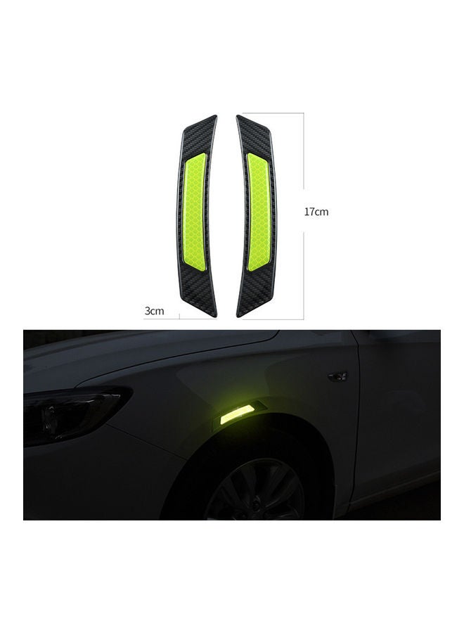 Carbon Fiber Car Reflective Strip Door Warning Reflector - Image 1