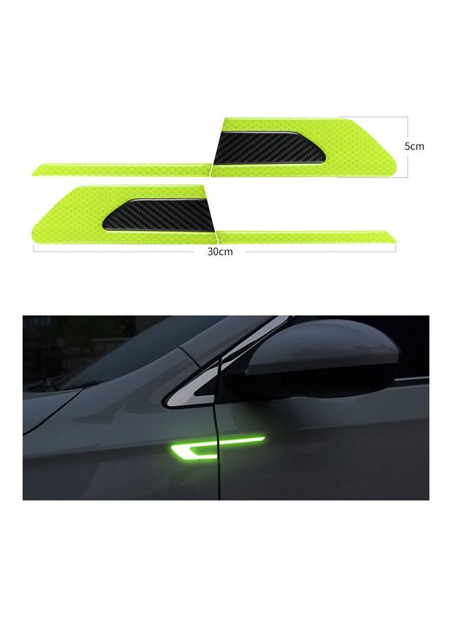 Generic Carbon Fiber Car Reflective Strip Door Warning Reflector  - Image 1