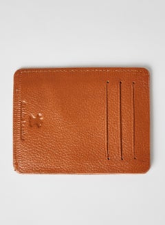 QUWA Genuine Leather Card Holder Tan  - Image 2